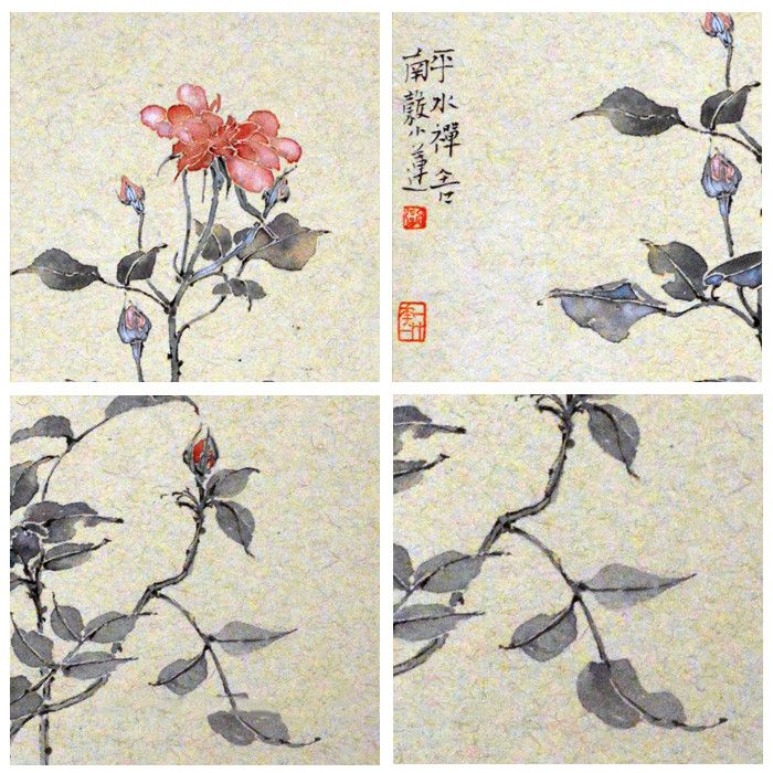 高强《月季》2平尺
