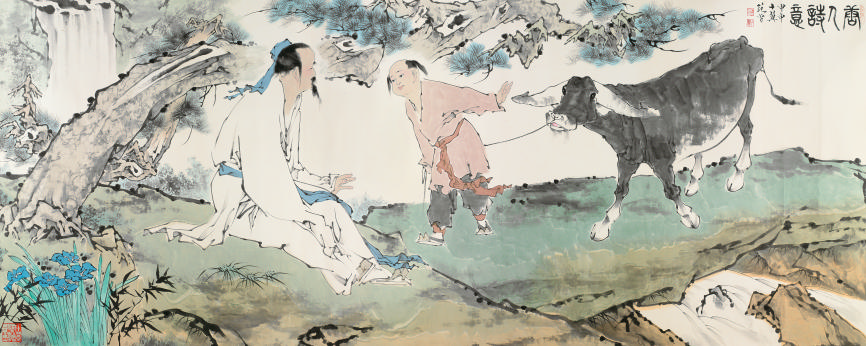 范曾(b.1938)唐人诗意