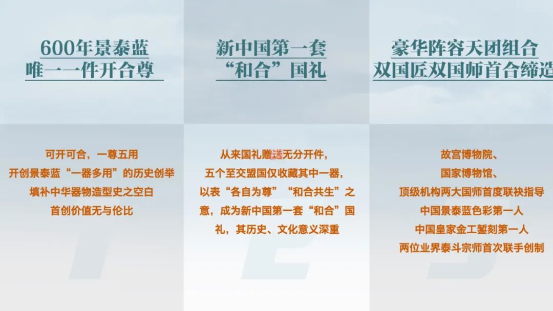 景泰蓝天合尊 戴嘉林和杨锐联袂创制