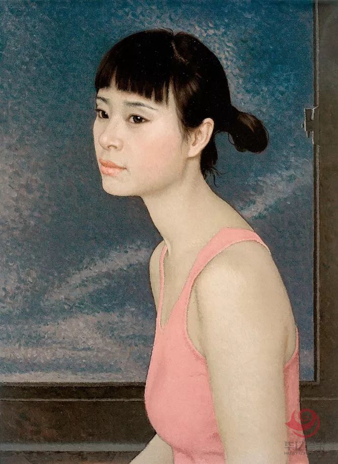 靳尚谊油画作品《人物》