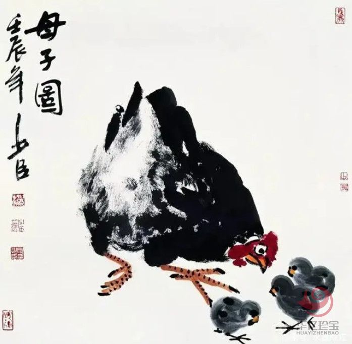 中G画院研究员邢少臣《母子图》