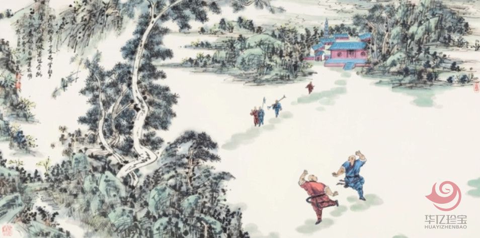 河南籍艺术家郭子昂《山水画》1