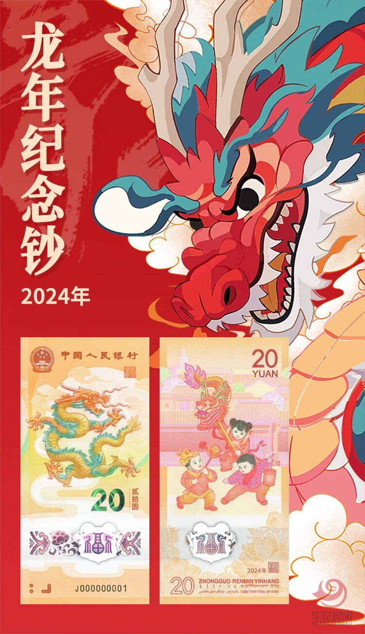 2024龙年贺岁纪念钞