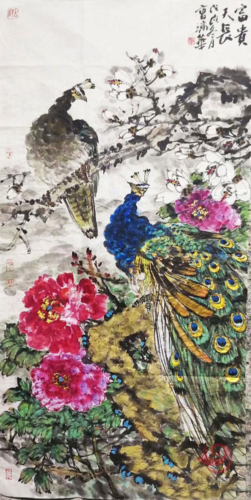 曹瑞华作品玉堂富贵