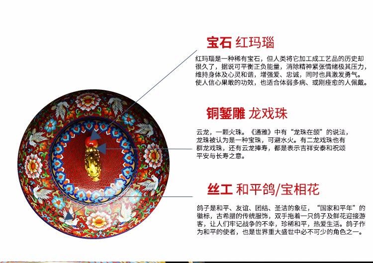景泰蓝《盛世荣耀珐琅尊》  张同禄大师创作